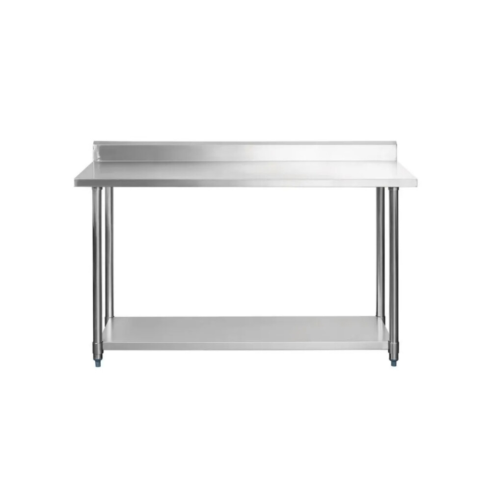 Mesada con Borde y Estante Inferior 150x60 cm Mesada con Borde y Estante Inferior 150x60 cm