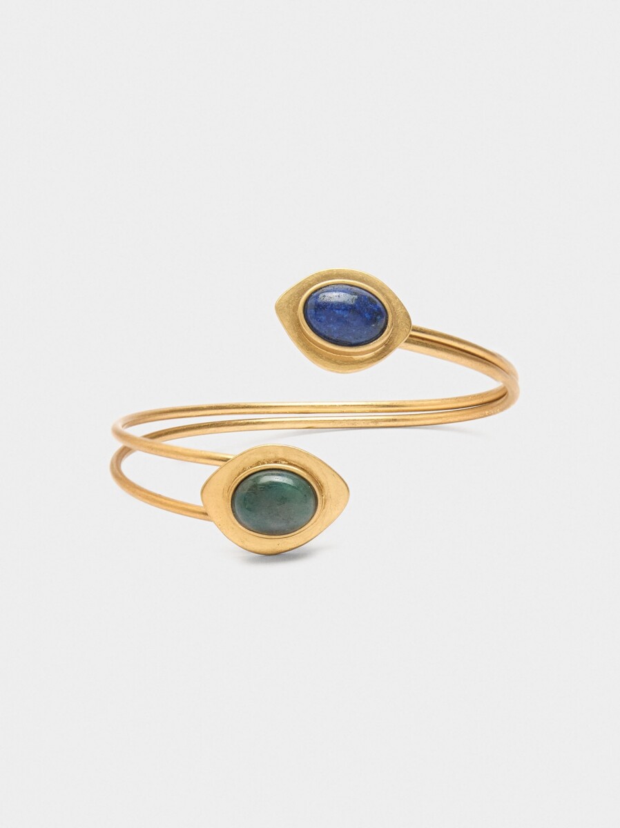 Pulsera Con Piedras - multicolor 