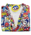 Bata de Baño Infantil Velour Sonic Talle P al G Multicolor