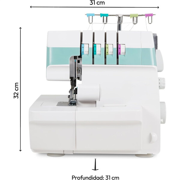 Máquina De Coser Kassel Ks-mco5 Overlock 4 Hilos MAQUINA DE COSER KASSEL OVERLOCK KS-MC05
