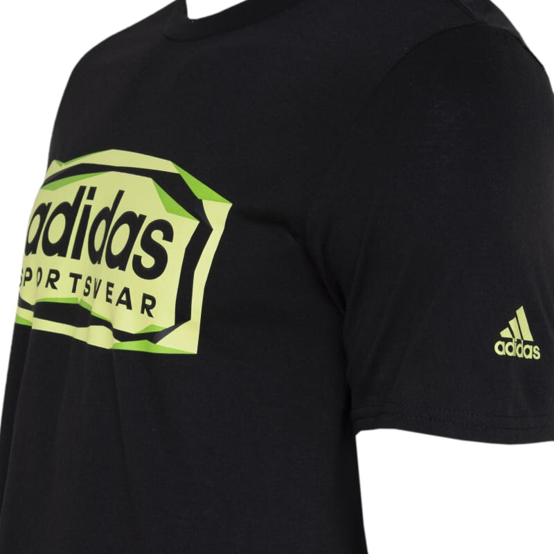 Remera Adidas M Fld Spw Logo de Hombre - IV6994 Negro