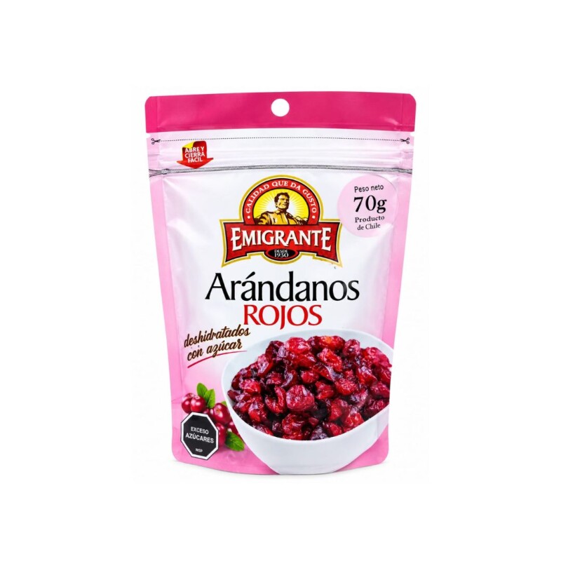 ARÁNDANOS ROJOS 70GRS ARÁNDANOS ROJOS 70GRS