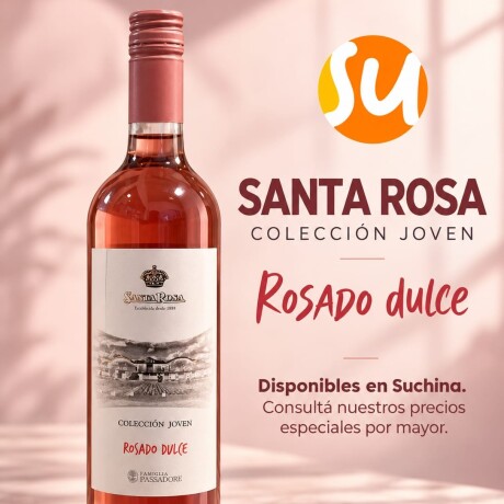 VINO SANTA ROSA 1LT (05) ROSADO DULCE (VIDRIO)(COLECCION JOVEN) VINO SANTA ROSA 1LT (05) ROSADO DULCE (VIDRIO)(COLECCION JOVEN)