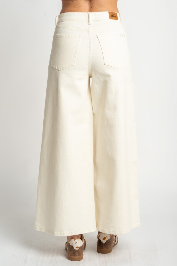 Jean Wide Leg Crudo