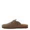 Sandalias de Mujer Freeway Zueco Casual 1 Hebilla Taupe