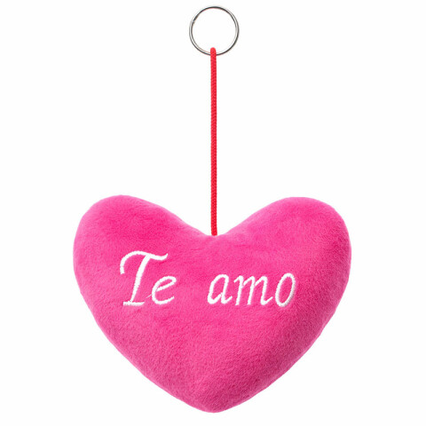 OUTLET Llavero Corazón Te Amo color rosa 13*9 cm Outlet Llavero Corazón Te Amo Color Rosa 13*9 Cm