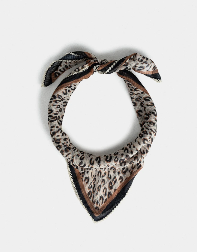 Pañuelos Raso Estampados Pañuelo Animal Print - Estampado Animal Print