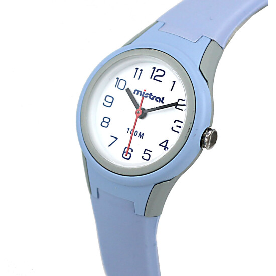 Reloj Mistral Deportivo Silicona Celeste 0