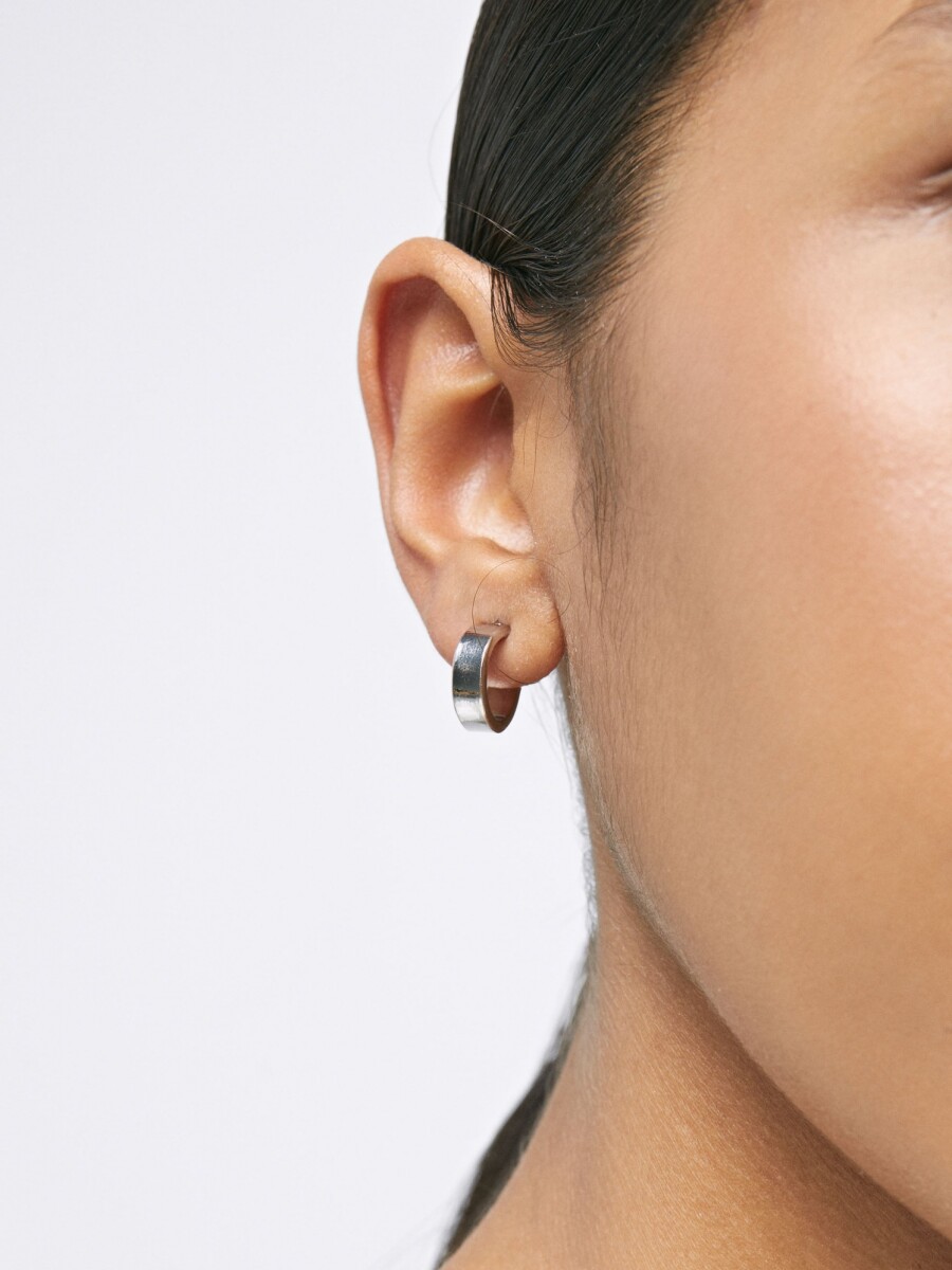 Aros Pequeños Básicos plateado