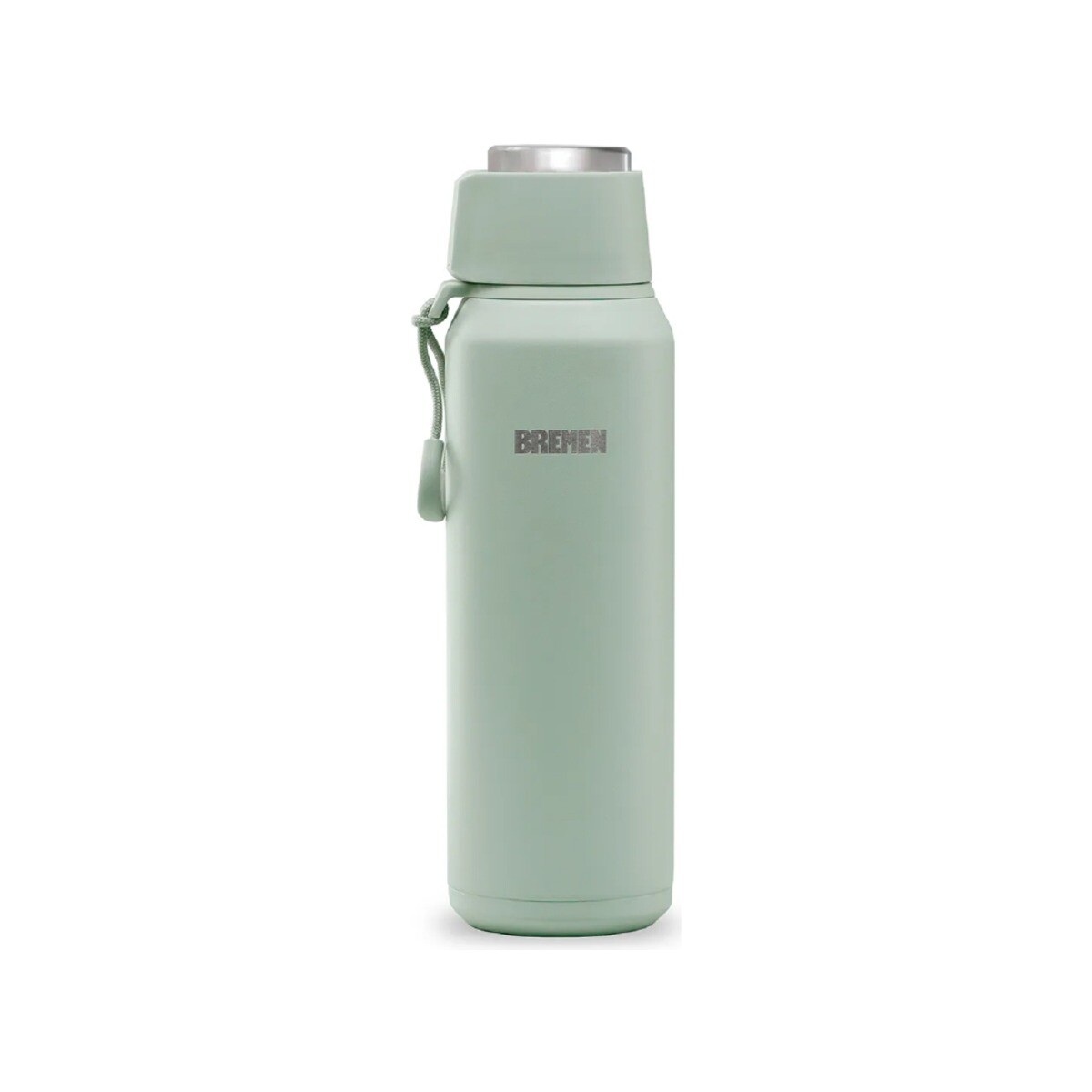 Termo Bremen 600 ml Acero Inoxidable con Pico Cebador 360° y Correa Verde 