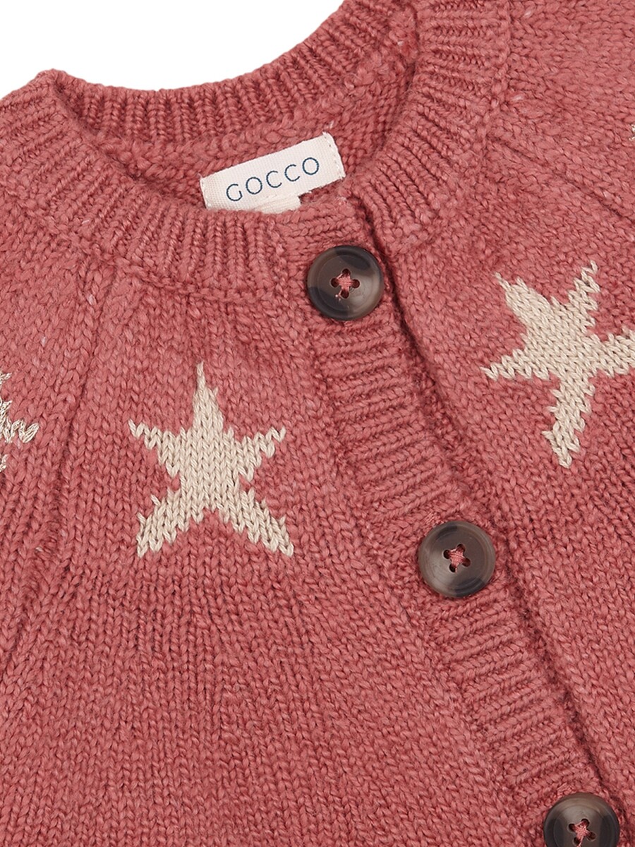 Chaqueta Con Estrellas Cereza