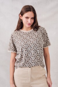 Remera Animal Print Multi