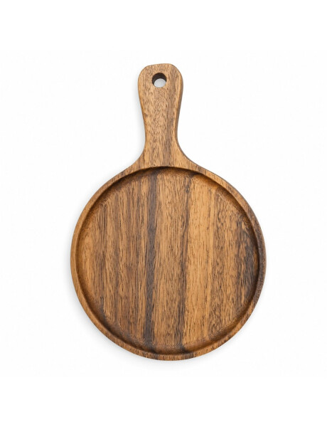 TABLA MADERA C/MANGO REDONDA D20XH2CM TABLA MADERA C/MANGO REDONDA D20XH2CM