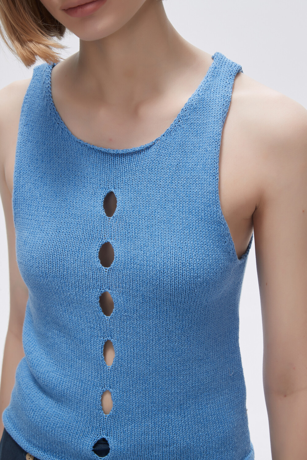 Musculosa Frutila Azul Melange