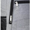 Mochila Liceal Urbana 3 Cierres GRIS