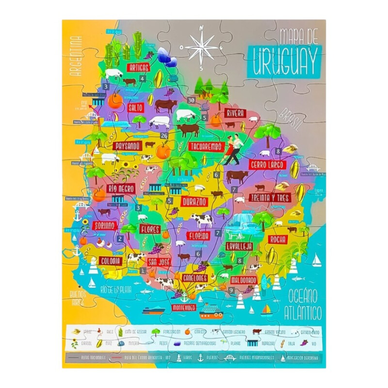 Maxi Puzzle Uruguay Didacta Maxi Puzzle Uruguay Didacta