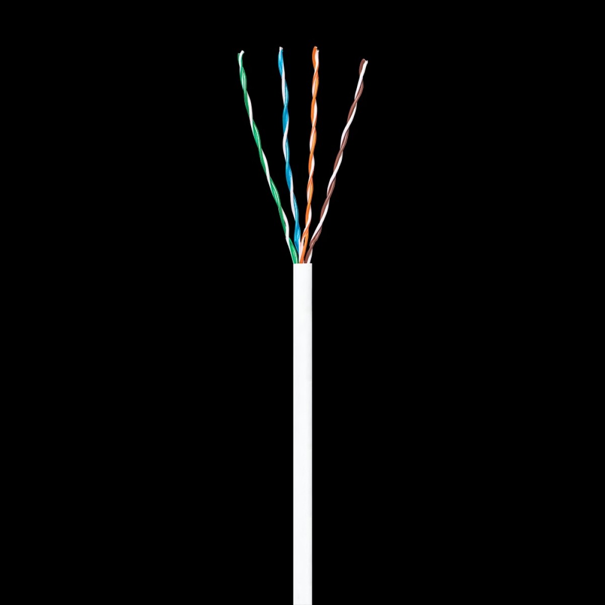 Cable UTP Cat 5e INTERIOR|Blanco|CCA|Multicam MC8CBR-300m - 3982 