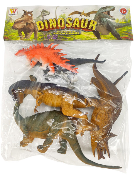 Set de 6 dinosaurios surtidos 14cm cada uno Set de 6 dinosaurios surtidos 14cm cada uno