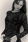 Camisa Mesh Millie Negro