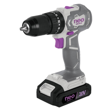 Taladro Percutor Neo TP1113/2/20KC1 C/Bateria 2Ah Y Cargador