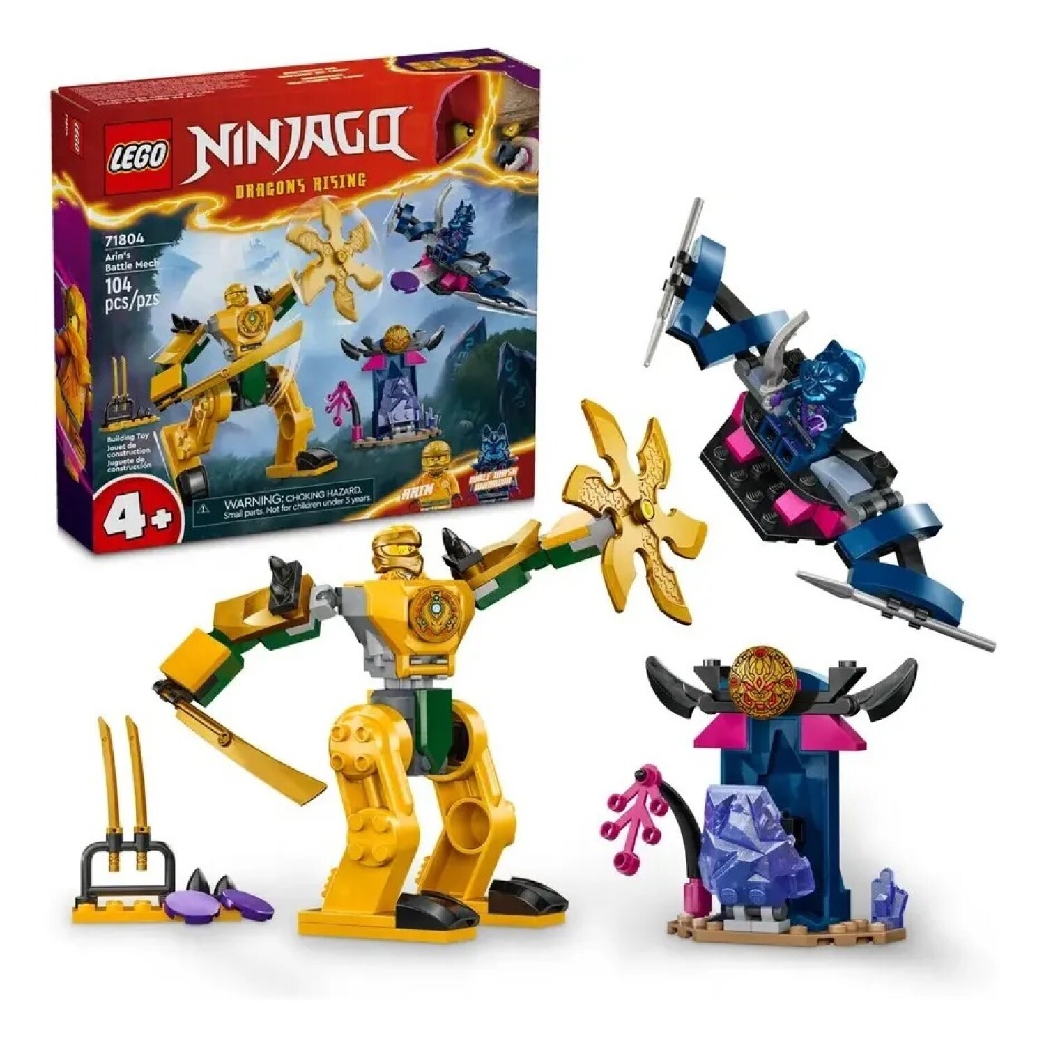 Ninjago Juegos Lego NiÃ±os AÃ±os Lego Ninjago 71804 Meca De Combate De, image size:1498x1500