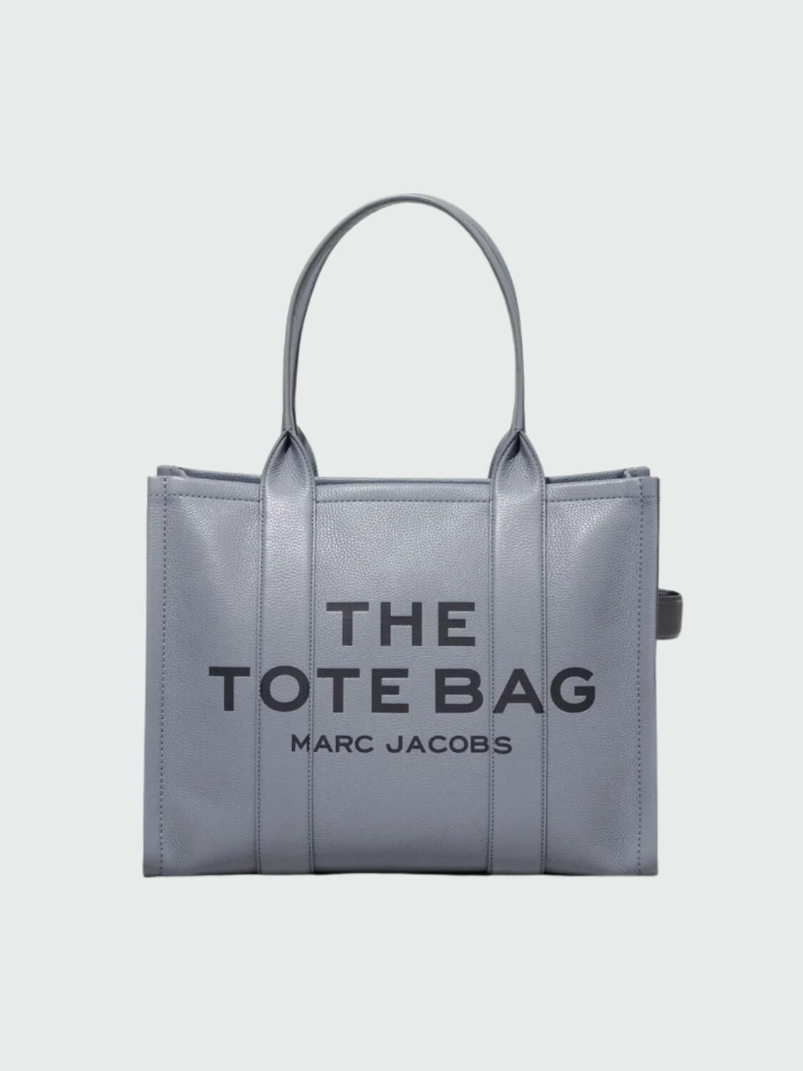 MARC JACOBS - THE LEATHER LARGE TOTE BAG Gris