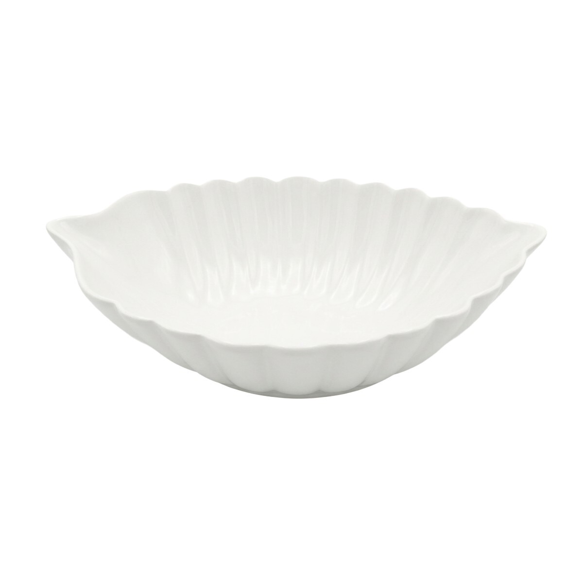 BANDEJA CERAMICA BLANCA 31X19X9CM 