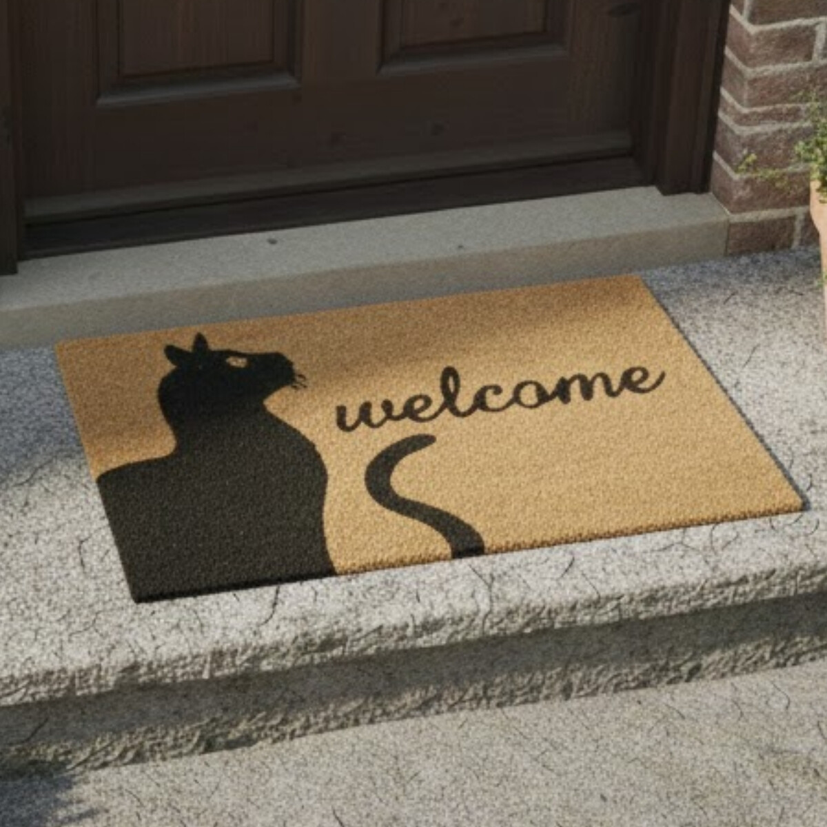 Felpudo de coco 40x60 cm - GATO 