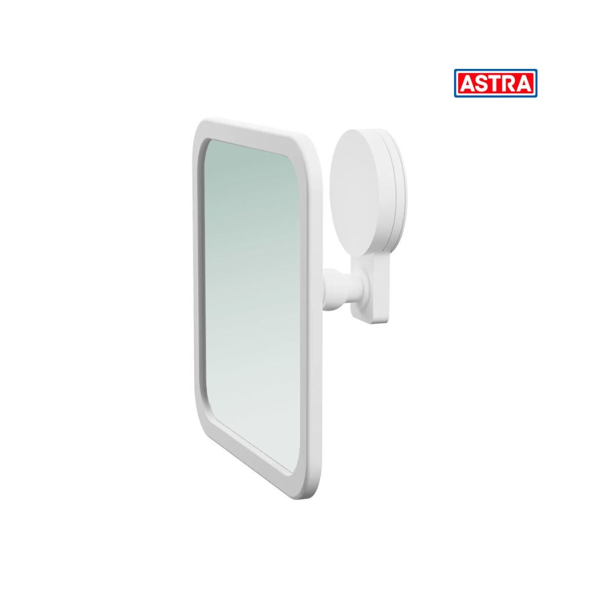 Espejo De Baño Autoadhesivo Blanco Astra 