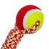 Juguete Perro Pelotas Tenis Cuerda Soga Trenzada Mascotas Variante Color Rojo