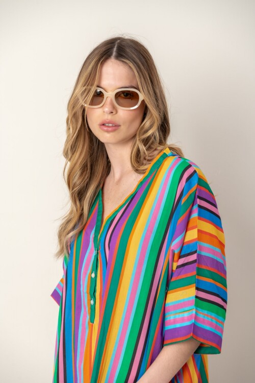 Vestido Shana Stripes