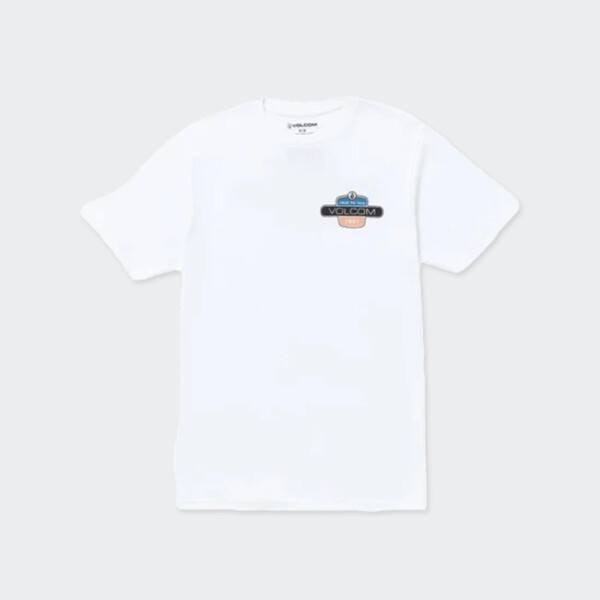 Remera Volcom Back Fill Blanco