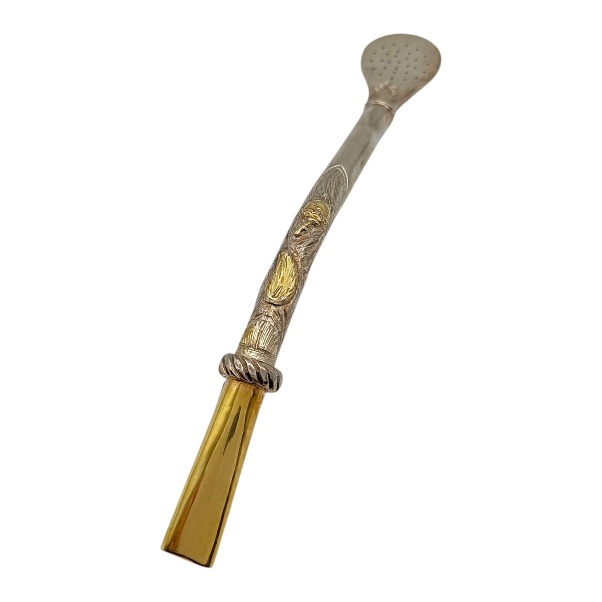 BOMBILLA MELO PLATA Y ORO 43 - plateadouniforme 