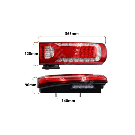 FAROL MERCEDES BENZ CAMION AXOR ACTROS 21/ LED 24V TRASERO DER - FAROL MERCEDES BENZ CAMION AXOR ACTROS 21/ LED 24V TRASERO DER -