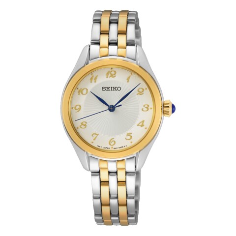 Reloj Seiko SUR380P1 para mujer con correa de acero combinada Dorado