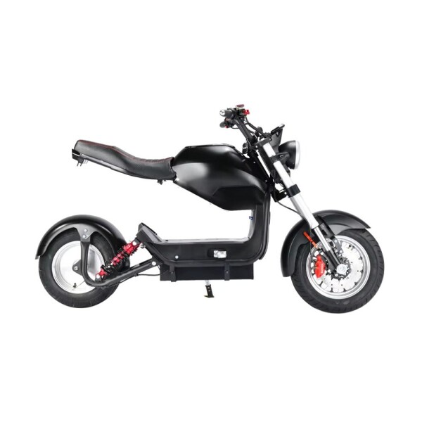 Moto Electrica Gogreen Shadow 2000W 20Ah 55 Km/h Alarma Led Variante Color Negro