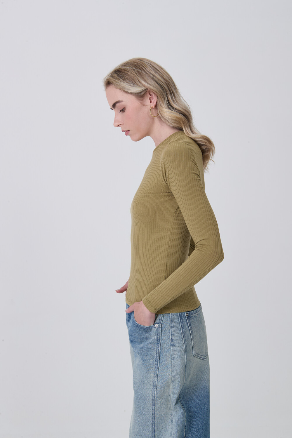 Remera Zacatlan Verde Oliva Claro