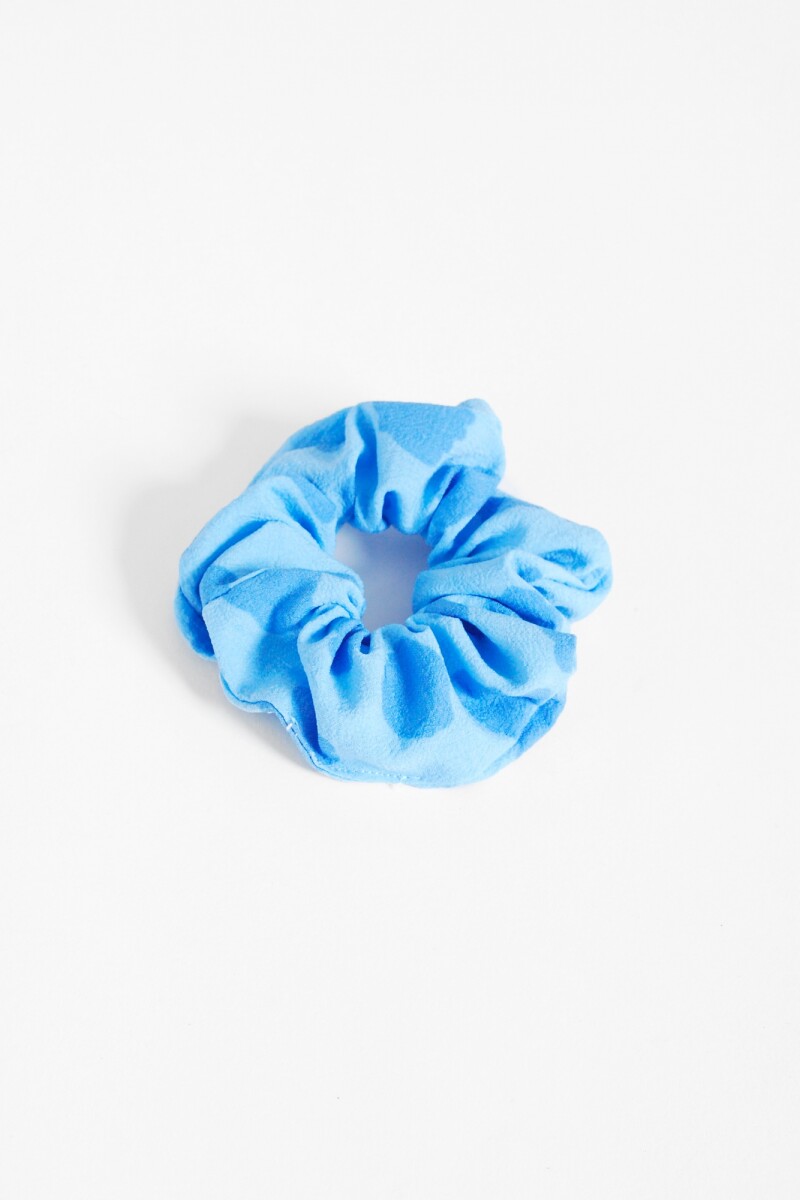 Gomita scrunchie splash celeste