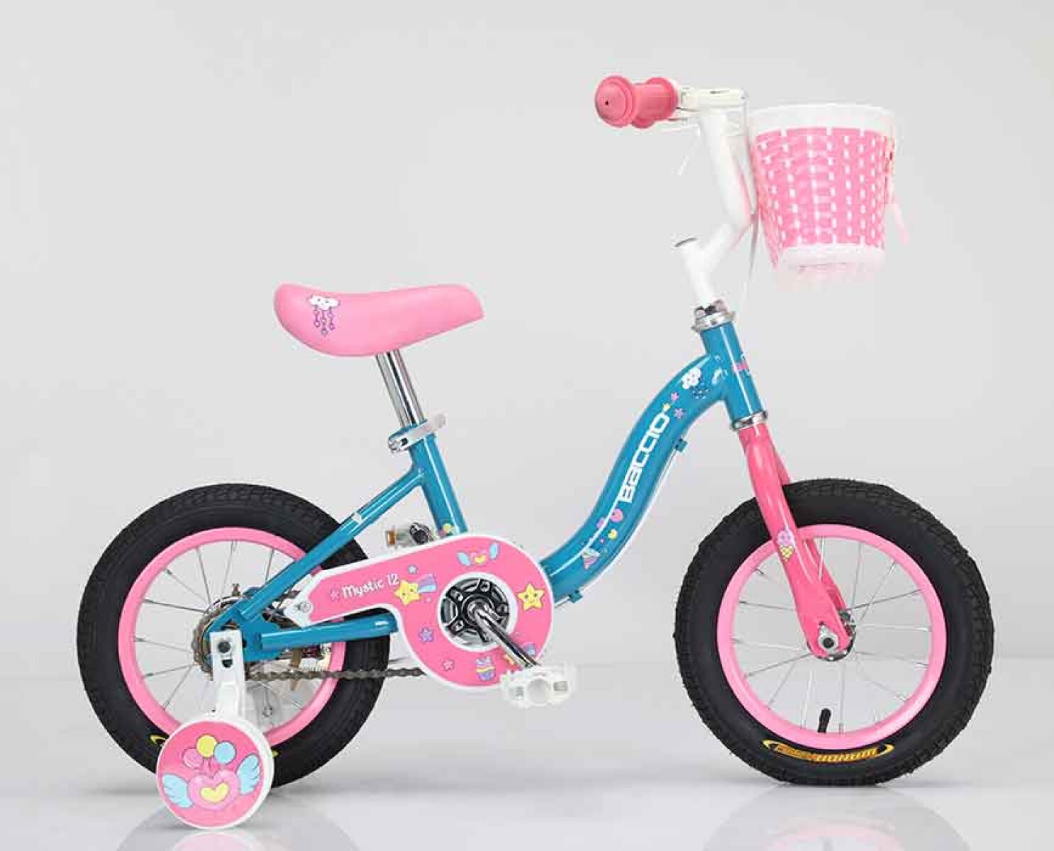 BICICLETA BACCIO MYSTIC ROD. 12 - TURQUESA 