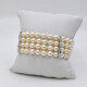 Pulsera Perlas De Cultivo Con Broche En Oro Blanco, Brillantes Y Esmeraldas Pulsera Perlas De Cultivo Con Broche En Oro Blanco, Brillantes Y Esmeraldas