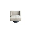 POLTRONA SIN BRAZOS BASE DISCO - TAPIZADO LINO BEIGE POLTRONA SIN BRAZOS BASE DISCO - TAPIZADO LINO BEIGE