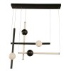 COLGANTE LED DOMINOS 50W 3000K NEGRO COLGANTE LED DOMINOS 50W 3000K NEGRO