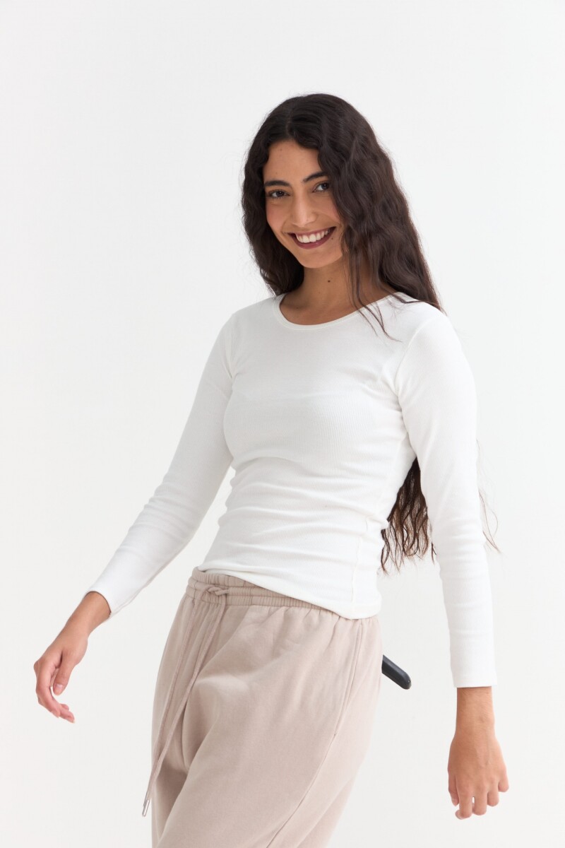 Pantalón jogger felpa BEIGE