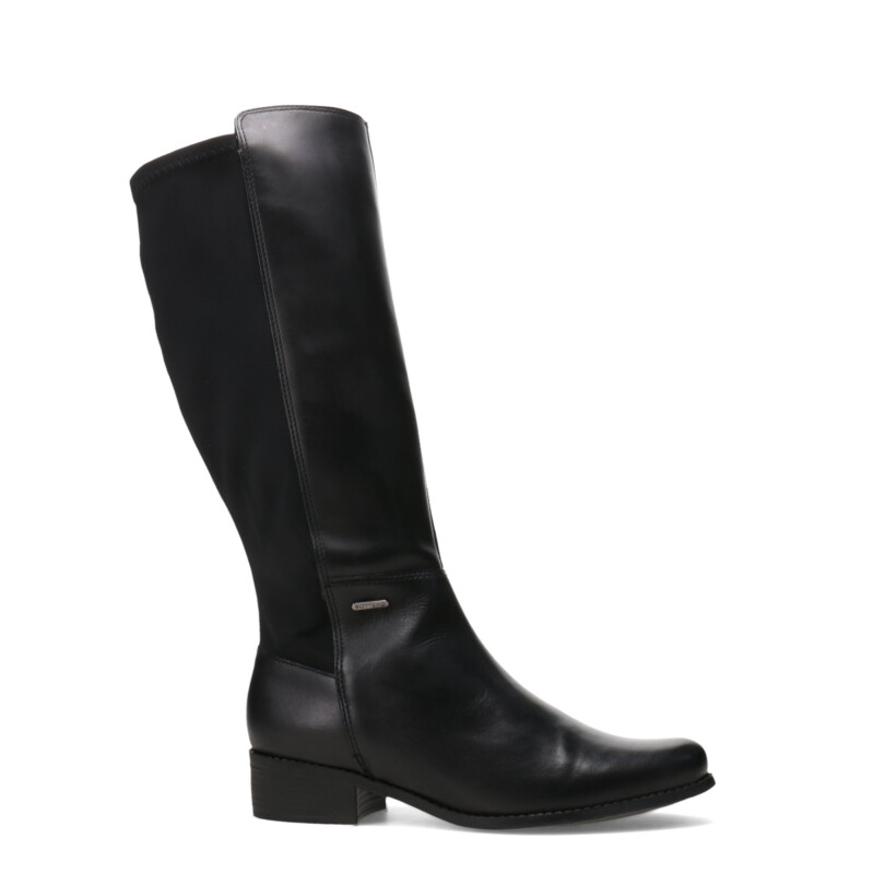 Botas de Mujer Bottero Caña Alta de Cuero Negro
