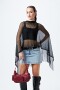 PONCHO MEL Negro