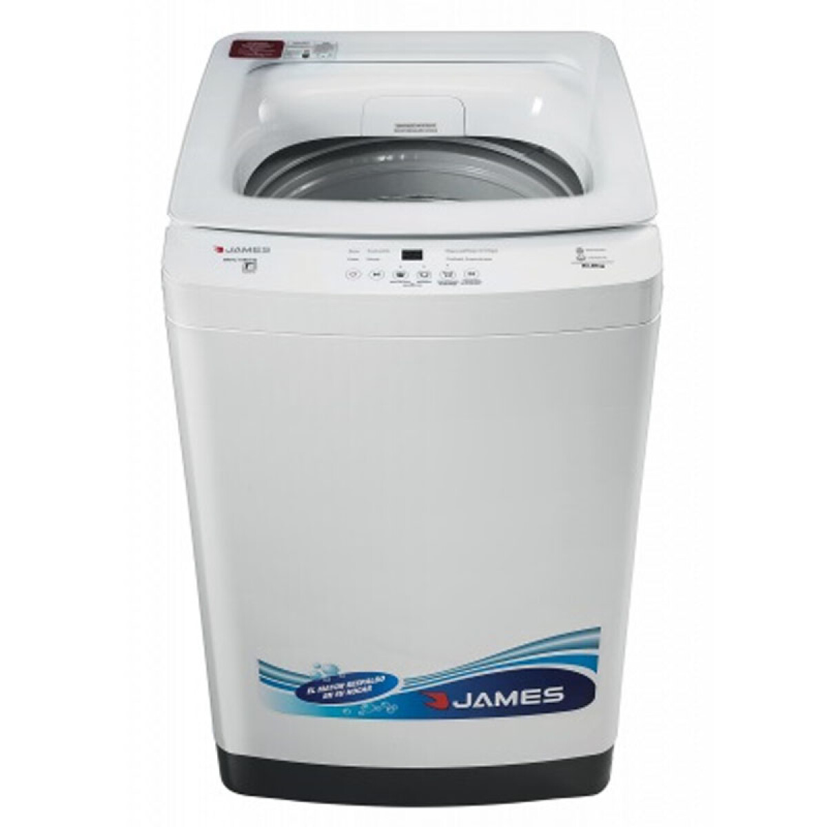 LAVARROPAS AUTOMÁTICO JAMES CARGA SUPERIOR 10.5KG BLANCO 