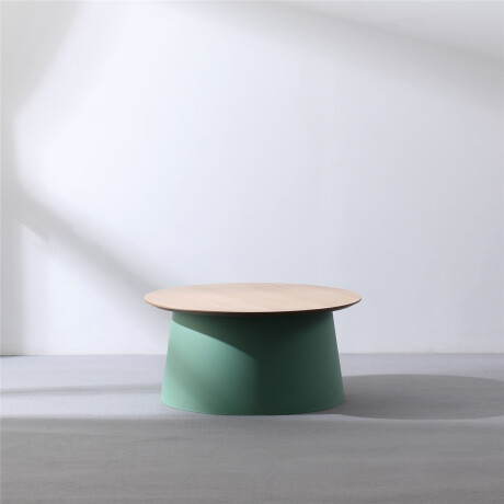 MESA CENTRAL MDF-Y-MADERA VERDE FUNGUS