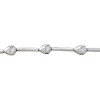 Pulsera corazón-Plata 925-Piedra zirconia-PU3120 conpiedra