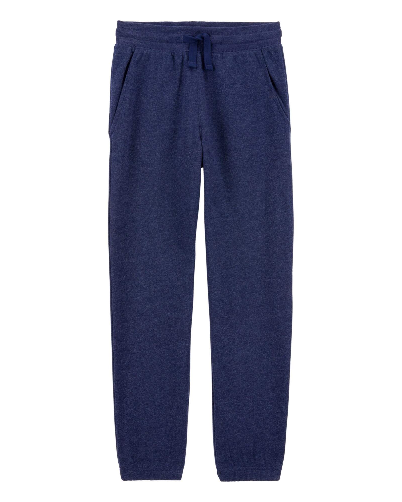 Pantalón deportivo de algodón, con logo, azul marino Sin color