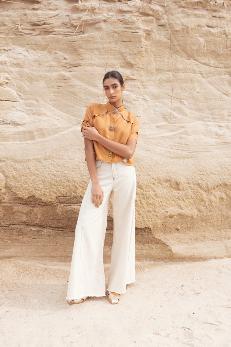 BLUSA AURA Camel